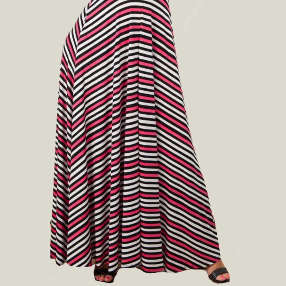 Agnes & Dora Small Austen Maxi Dress Sock Hop Slinky Fabric NWT & Dust Bag - Picture 5 of 11